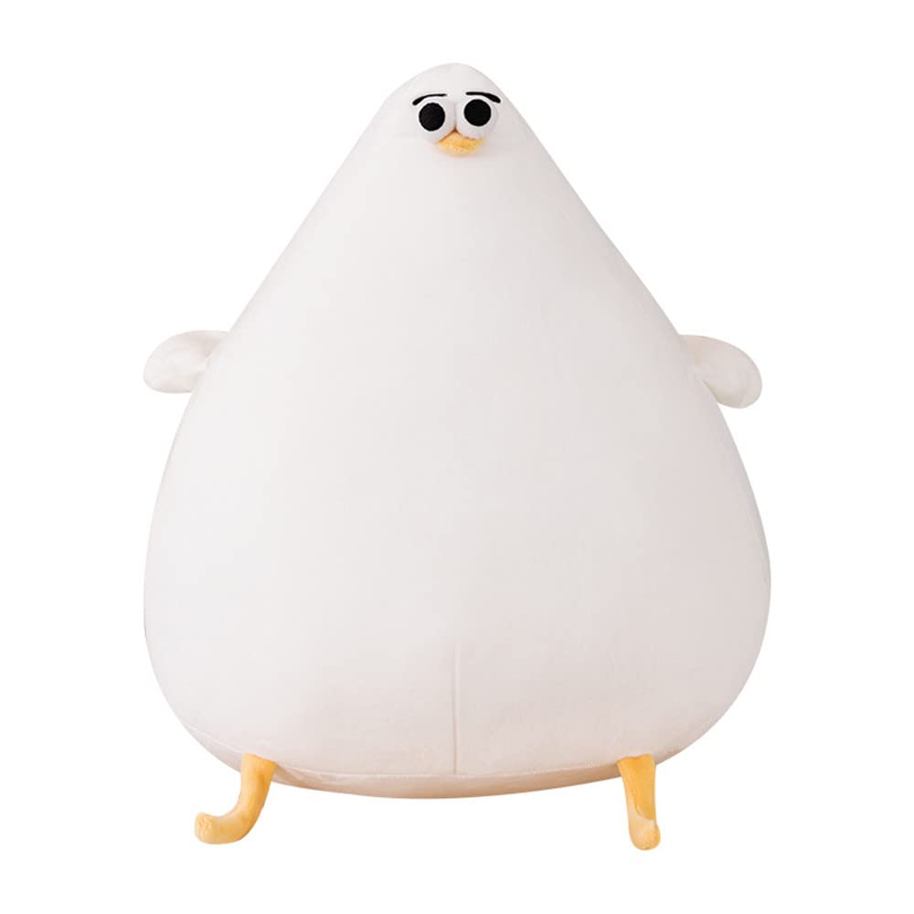 Natureman Cute Seagull Fat Chicken Plush Toys, Funny Fat Chicken Plush Stuffed Animal Cartoon Chicken Pillow Creative Gift For B